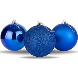 Blaue Weihnachtskugeln kaufen günstig Christbaumkugeln online 