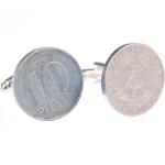 10 Pfennig DDR Manschettenknöpfe Miniblings Münzen Geld Mark Pfennige neu