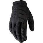 100 Percent Damen Brisker 100% Women's Glove Grey Lg Handschuh für besondere Anlässe, Black Y Gris, M