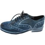 Blaue xyxyx Budapester Schuhe Schnürung aus Leder für Herren Größe 36 