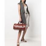 Braune Vintage Hermès Nachhaltige Damenreisetaschen Weltall aus Krokodilleder 