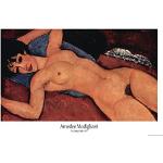 1art1 Amedeo Modigliani Poster Liegender Akt, 1917 Plakat | Bild 91x61 cm