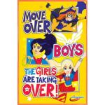 1art1 DC Comics Poster Plakat | Bild und Kunststoff-Rahmen - Girls Are Taking Over, Dc Super Hero Girls (91 x 61cm)