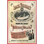 1art1 Jack Daniels Poster Plakat | Bild und Kunststoff-Rahmen - Tennessee Hollow (91 x 61cm)