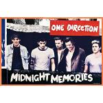 1art1 One Direction Poster Plakat | Bild und Kunststoff-Rahmen - Midnight Memories (91 x 61cm)