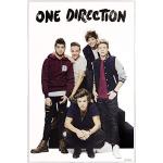 1art1 One Direction Poster Plakat | Bild und Kunststoff-Rahmen - Midnight Memories, Band (91 x 61cm)