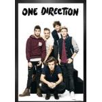 1art1 One Direction Poster Plakat | Bild und MDF-Rahmen - Midnight Memories, Band (91 x 61cm)
