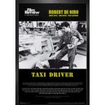 1art1 Taxi Driver Poster Plakat | Bild und MDF-Rahmen - Film Review Collection - Movie Scene (91 x 61cm)