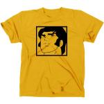 #2 Captain Future T-Shirt, 80s, 90s, Retro Vintage Cartoon, L, gelb