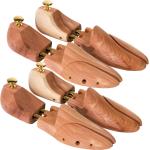 Braune tectake Schuhspanner aus Holz für Damen Größe 41 