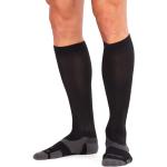 2XU VECTR Light Cushion Full Length Socks Black/Titanium Black/Titanium M2