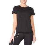 Reduzierte Schwarze Atmungsaktive 2XU Damenlaufshirts aus Polyester Größe L 