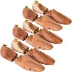 Braune tectake Schuhspanner aus Holz für Damen Größe 48 