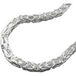 Silberne Schmuck-Krone Herrenhalsketten glänzend aus Silber 