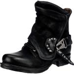 Schwarze Klassische A.S.98 Stiefel aus Leder Größe 41 