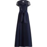 Mitternachtsblaue Vera Mont Maxi Abendkleider & festliche Kleider mit Glitzer aus Polyester für Damen Größe S 