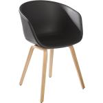 Reduzierte Schwarze Moderne Loungestühle aus Holz 