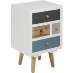 AC Design Furniture Suwen Nachttisch, B: 36 x T: 30 x H: 59 cm, Mehrfarbig, Holz, 1 Stk