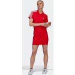 Reduzierte Rote adidas Adicolor Frühlingskleider für Damen 
