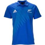 Adidas AB All Blacks Rwc Rugby World Cup Anthem Herren Polo Shirt blau EA1629 XS