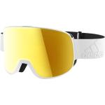 Gelbe adidas Progressor Snowboardbrillen aus Glas 