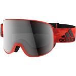 Rote adidas Progressor Snowboardbrillen aus Glas 