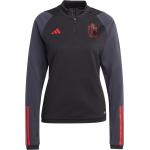 adidas Belgien WM 2023 Damen Trainingspullover schwarz / rot Gr. XL