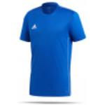 Blaue adidas Fußballtrikots aus Jersey für Herren Größe XS 
