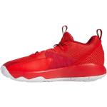 Rote Hip Hop adidas Basketballschuhe aus Gummi stoßdämpfend für Damen Größe 43,5 