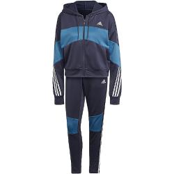ADIDAS Damen Trainingsanzug Bold Block Sportswear blau | XL