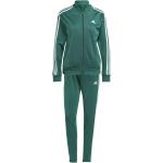 Grüne adidas Performance Essentials Trainingsanzüge & Jogginganzüge aus Polyester für Damen Größe XS 