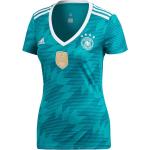 Grüne adidas DFB Away DFB Deutschland Trikots aus Polyester für Damen Größe M 