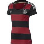 adidas DFB Away Womens Fit AuswÃ¤rtstrikot (S (GrÃ¶Ãe: 34-36), black/victory red/matte silver)