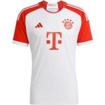adidas FC Bayern München 23-24 Heim Teamtrikot Herren in white-red, Größe L