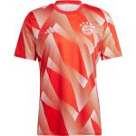 Rote Atmungsaktive adidas FC Bayern München Herrensportbekleidung Deutschland aus Polyester 