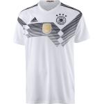 Weiße Kurzärmelige adidas Performance DFB Deutschland Trikots Deutschland aus Polyester für Herren Größe L 