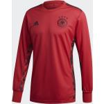 Rote Langärmelige adidas Performance DFB V-Ausschnitt Deutschland Trikots Deutschland aus Polyester für Herren Größe M 