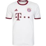Weiße Kurzärmelige adidas Performance FC Bayern München Herrentrikots Deutschland aus Polyester Größe XS 