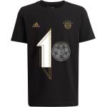 Schwarze adidas Performance FC Bayern München Kinder-T-Shirts Deutschland aus Jersey Größe 176 