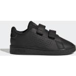 Schwarze adidas Performance Sneaker mit Klettverschluss Klettverschluss aus Gummi Größe 25 