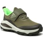 Olivgrüne adidas Performance Trailrunning Schuhe aus Kunststoff für Kinder Größe 28 