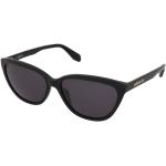 Schwarze adidas Cat-eye Sport-Sonnenbrillen aus Kunststoff 