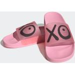 Pinke adidas Originals Nachhaltige Badeschlappen & Badesandalen Weltall für Damen Größe 39 zum Valentinstag 