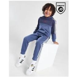 adidas Originals Colour Block Overhead Tracksuit Children - Navy, Navy 3-4Y