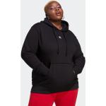 Reduzierte Schwarze adidas Essentials Kapuzenpullover aus Baumwolle für Damen Größe XL 