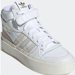 Weiße adidas Originals Sneaker mit Klettverschluss Klettverschluss aus Leder für Damen Größe 36,5 