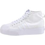Weiße adidas Nizza Ugly Sneaker & Chunky Sneaker aus Denim für Damen Größe 43 