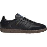 Schwarze Retro adidas Samba Flache Sneaker für Herren Größe 45,5 