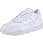 Weiße Klassische adidas Sportswear Herrensneaker & Herrenturnschuhe aus Leder Größe 46 