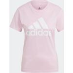 Pinke Klassische adidas Sportswear Nachhaltige T-Shirts für Damen Größe XS 